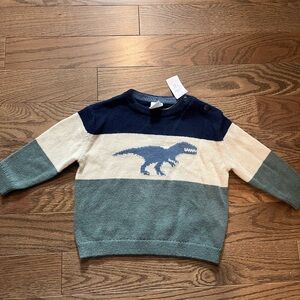 NWT Baby Gap Dinosaur Sweater - size 6-12 months